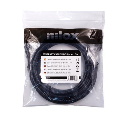 EAN 8436556146886 - Nilox NXCRJ4503 cable de red Negro 5 m Cat6 U/UTP (UTP) imagen 6