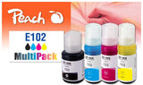EAN 7640460545203 - Peach 321328 cartucho de tinta 4 pieza(s) Compatible Rendimiento estándar Negro, Cian, Magenta, Amarillo imagen 1