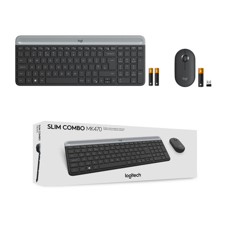 EAN 5099206086548 - Logitech 920-009198 teclado Ratón incluido Universal RF inalámbrico QWERTY Español Grafito imagen 16