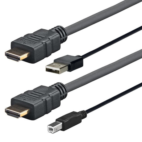 EAN 5711783483076 - Vivolink PROHDMIUSBAB4 adaptador de cable de vídeo 4 m HDMI + USB Type-A HDMI + USB Type-B Negro imagen 1