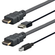 EAN 5704174803409 - Vivolink PROHDMIUSBAB2AMP cable HDMI 2 m HDMI tipo A (Estándar) Negro imagen 1
