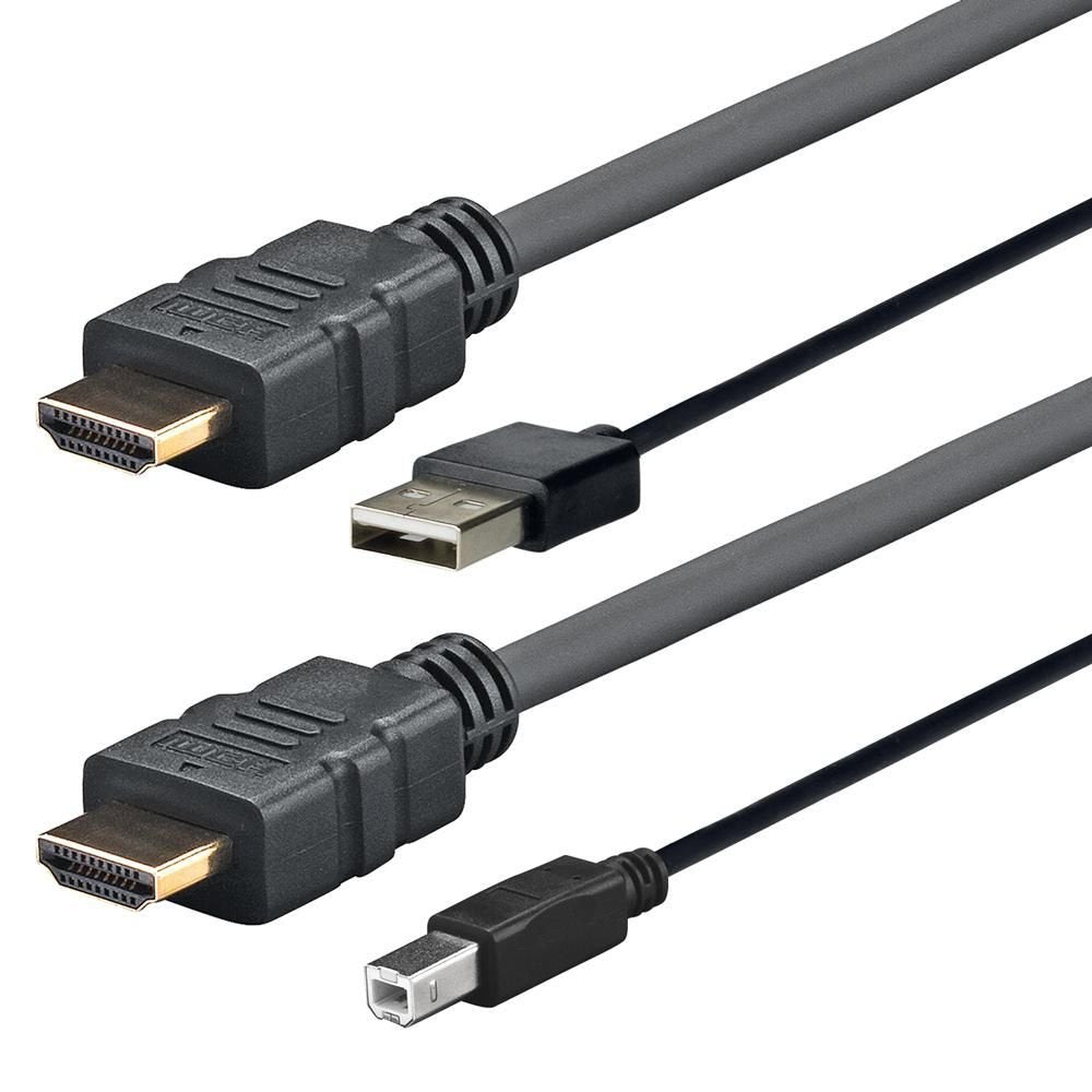 EAN 5704174803409 - Vivolink PROHDMIUSBAB2AMP cable HDMI 2 m HDMI tipo A (Estándar) Negro imagen 1