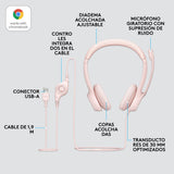 EAN 5099206107298 - Logitech 981-001281 auricular y casco Auriculares Alámbrico Diadema Oficina/Centro de llamadas USB tipo A imagen 11