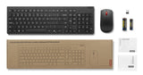 EAN 0195892117032 - Lenovo 4X31R64453 teclado Ratón incluido Oficina RF inalámbrico Inglés de EE. UU. Negro imagen 6