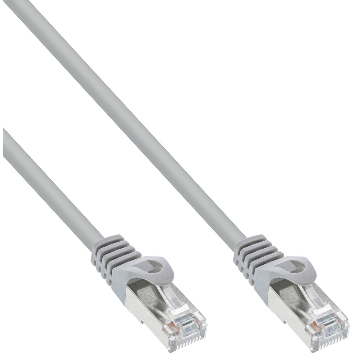 70 Piezas Bulk-Pack Inline Patch Cable, Sf/Utp, Cat.5e, Gris, 1,5m