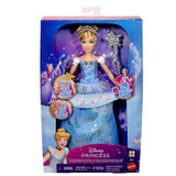 Mattel Disney Prinzessin Cinderella-Modepuppe Im Bezaubernden Ballkleid (Mit Licht Und Geräuschen) Jbf94