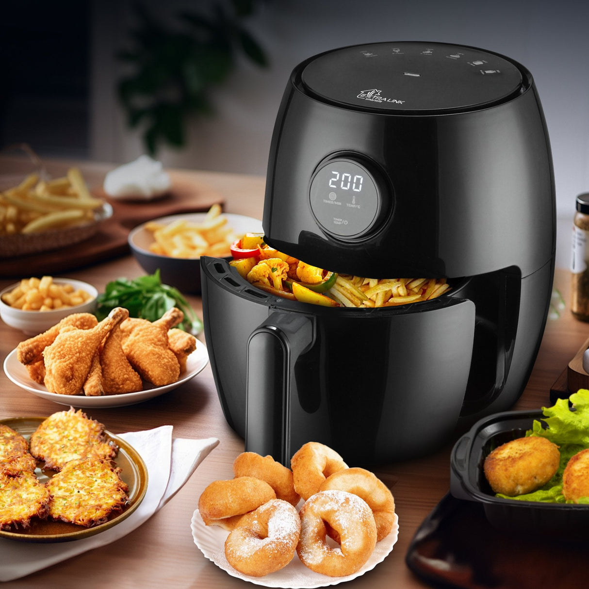 Extralink Smart Life Air Fryer 2l Eu Sj-200