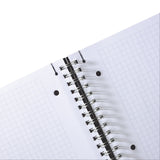 Bloc Espiral Herlitz "To Go" Tapa Pp A4 80 Hojas Negro Opaco