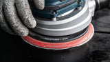 Almohadilla De Soporte Universal Multiagujero Bosch Expert, Dura, Ø125 Mm, M8+5/16", Plato Lijador (Negro, Para Lijadoras Excéntricas)