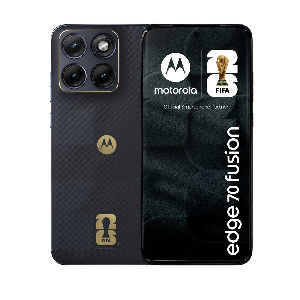Smartphone Motorola Edge 70 Fusion Fifa Edition 6.78" Sim Doble Android 16.0 5g Usb Tipo C 8 Gb 256 Gb 5200 Mah Negro