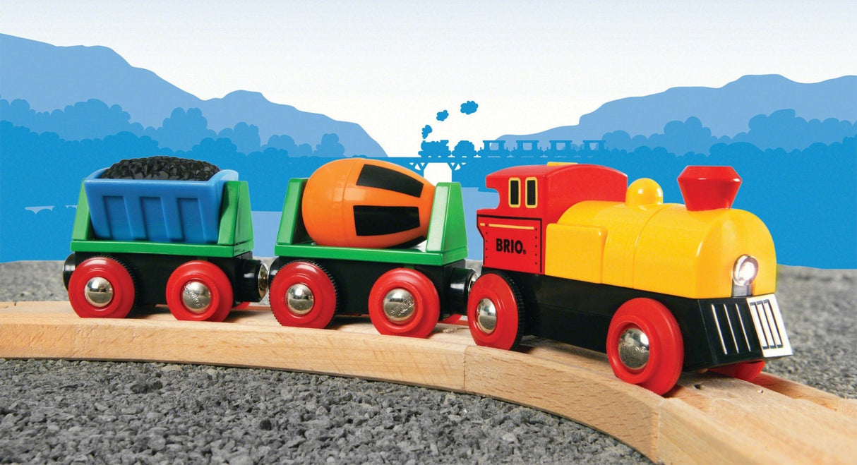 Brio World World Zug Con Locomotora De Batería, Vehículo De Juego 33319
