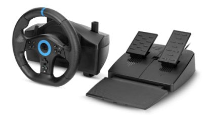 EAN 3700104441828 - Spirit of Gamer SOG-RWP5 mando y volante Negro, Azul USB Volante + Pedales Digital PlayStation 5, PlaySta imagen 2