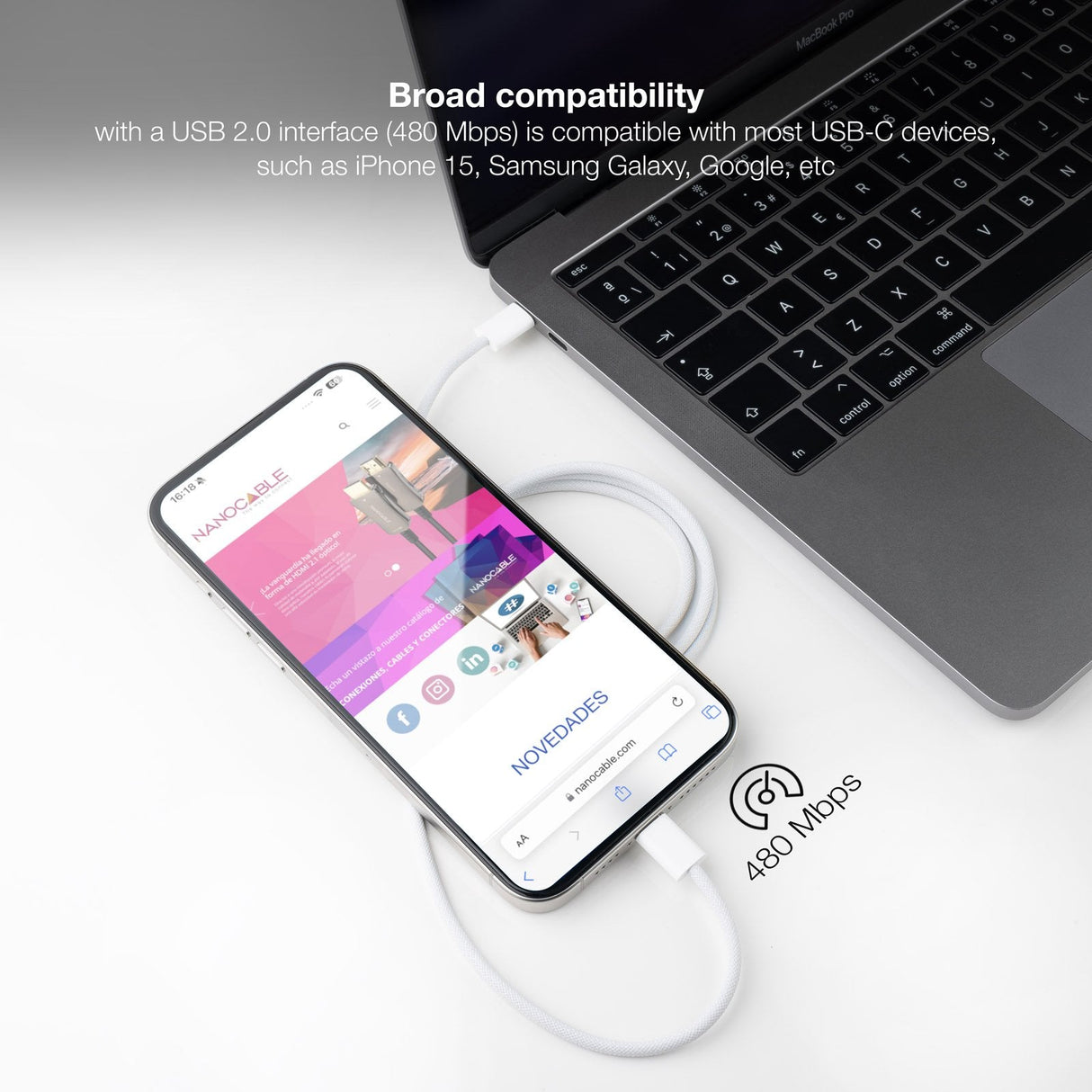 EAN 8433281014343 - Nanocable 10.01.6001-CO cable USB USB 2.0 USB C imagen 5