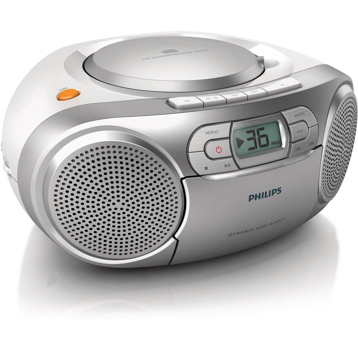 EAN 8712581660192 - Philips AZ127/12 reproductor de CD Reproductor de CD portátil Gris imagen 1