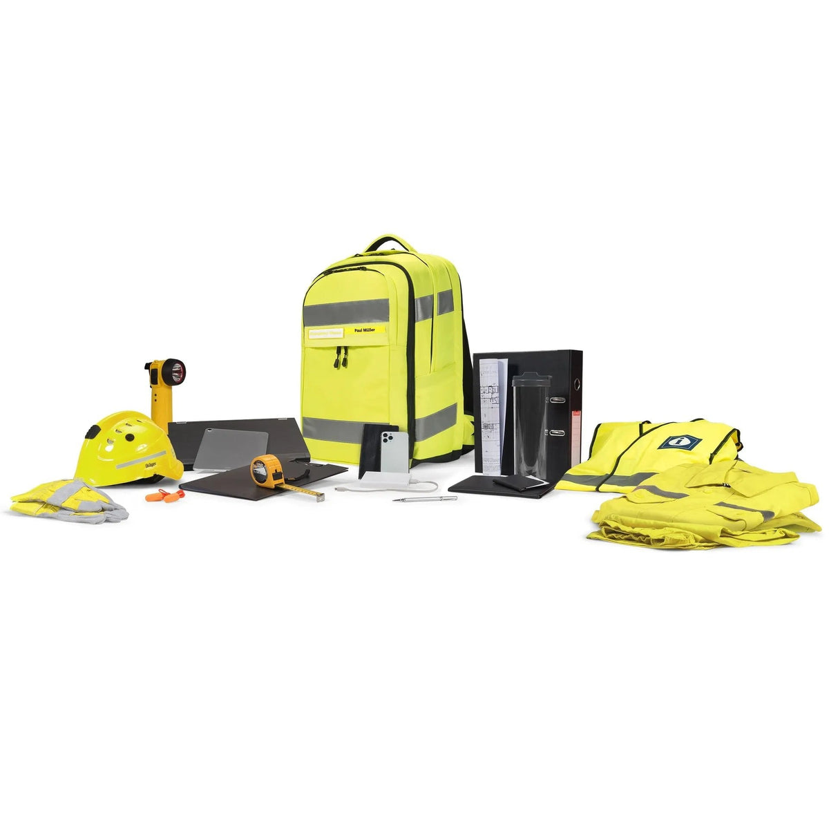 Backpack Hi-Vis 32-38 Litre,  Yellow