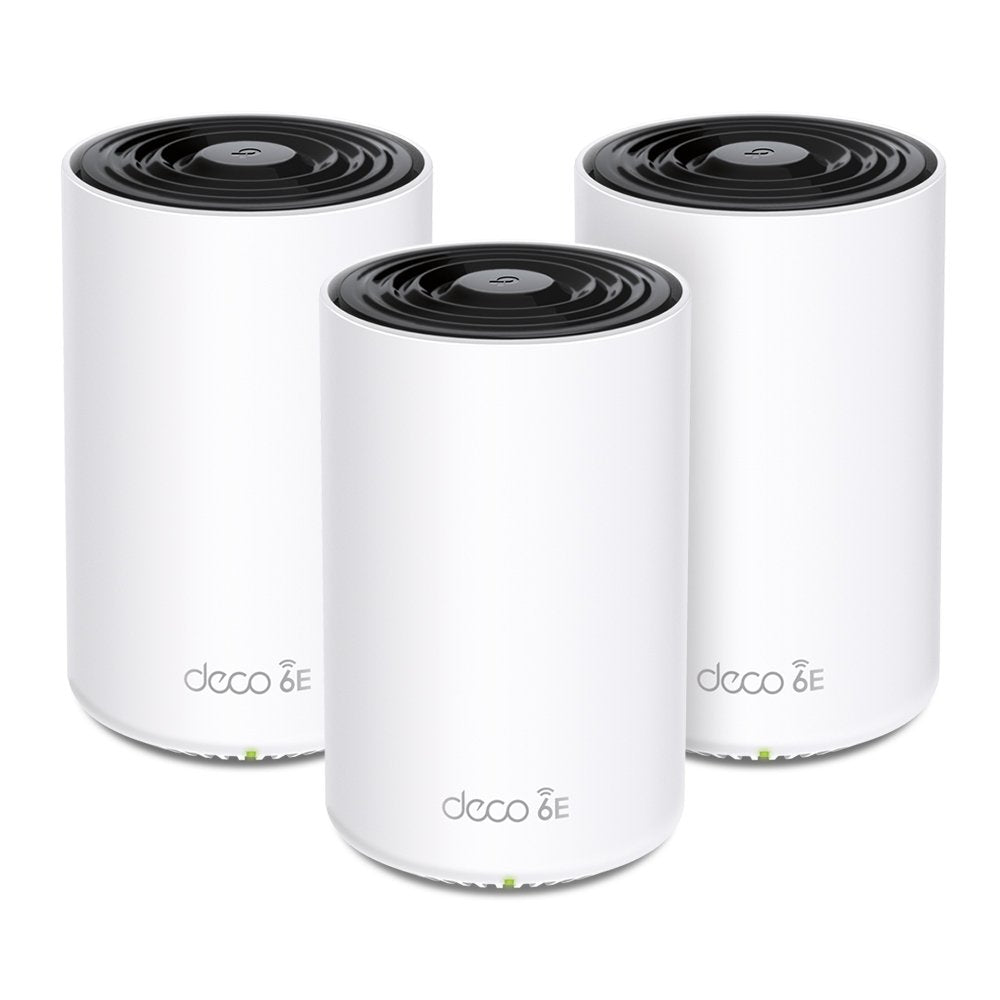 EAN 4897098684993 - TP-Link Deco XE75 Pro (3-pack) Tribanda (2.4 GHz / 5 GHz / 6 GHz) Wi-Fi 6E (802.11ax) Blanco Interno imagen 1