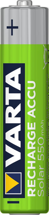 Varta Pila Recargable Solar    Aaa Hr03  550mah           2st.