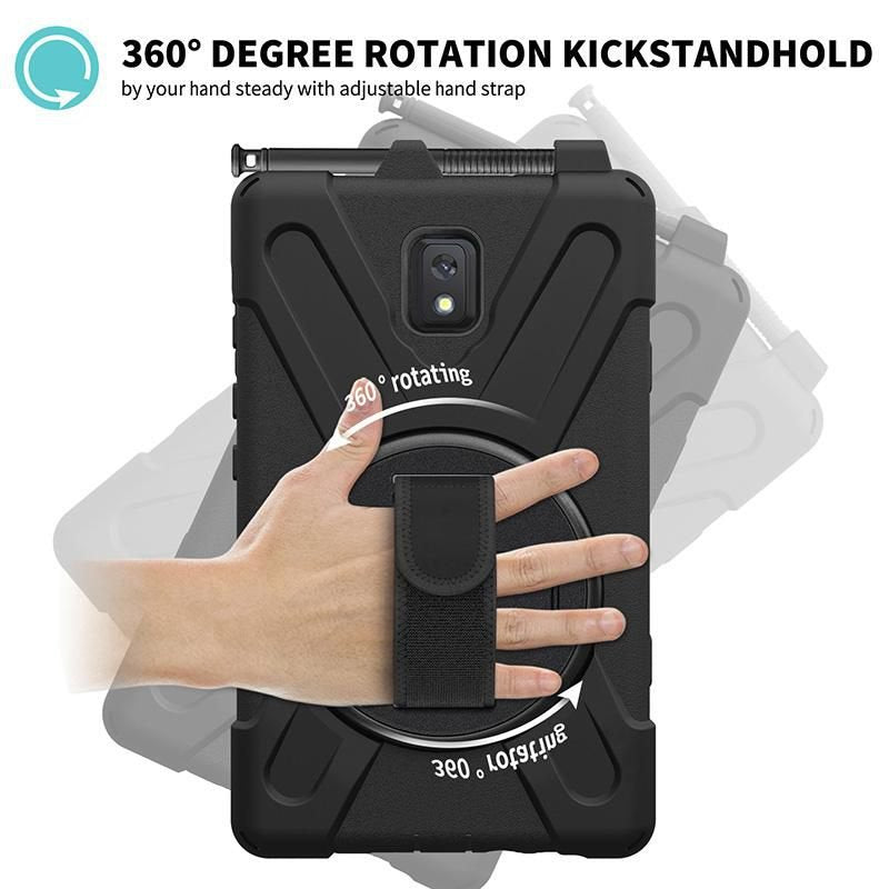 Estuff Es681839-Bulk Funda Para Galaxy Tab Active 320,3 Cm (8") Negro