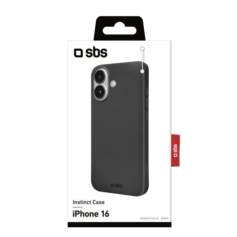 Sbs Instinct Cover Iphone 16 Schwarz