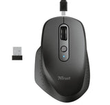 Ratón Ergonómico Inalámbrico Trust Ozaa Batería Recargable Hasta 2400 Dpi