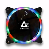Ventilador Chieftec Af-12rgb Con Conector De 6 Pines Para Modelos Gl / Gp
