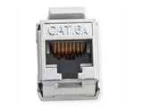 Roline Cat.6a (Class Ea) Keystone, Rj-45, Geschirmt, Werkzeuglos, Silberfarben
