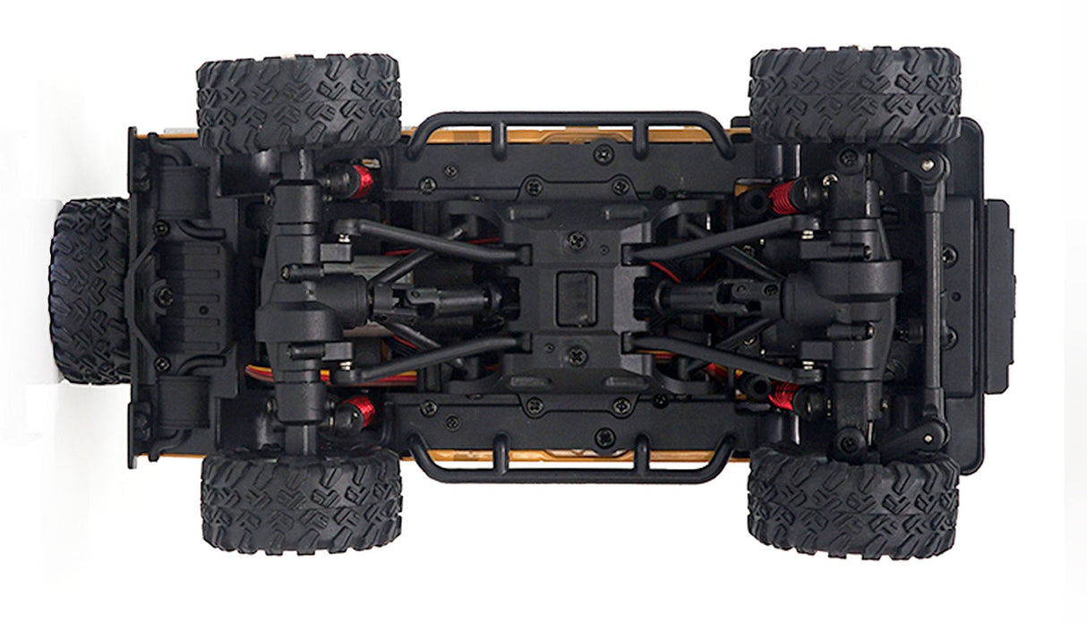 Amewi Rc Auto D90x28 Crawler 4wd Li-Po Akku 300mah Amarillo 8+