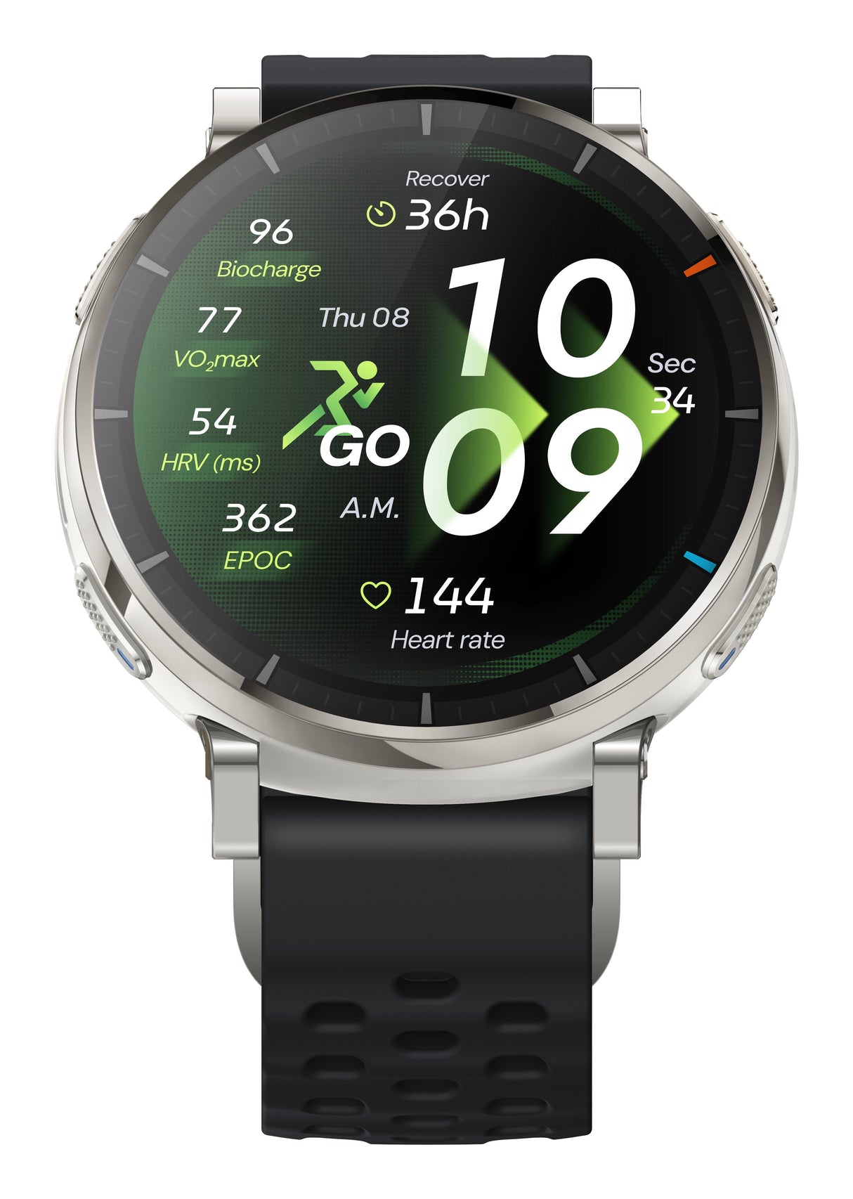 Smartwatch  Amazfit Active 3 Premium 1.32" Amoled Táctil Gps Apex Silver