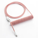 Cablemod Classic Coiled Keyboard Cable Usb-C A Usb Tipo A, Orangesicle - 150cm