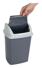 Maul Abfallbehälter Maulswing 10l Schwingdeckel Kunmmoff