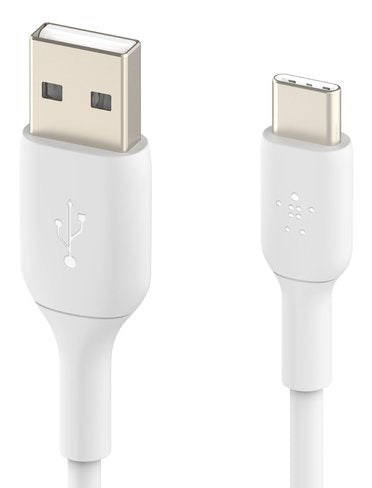 Cable Belkin Usb-C/Usb-A Pvc Cable 1m, 2pack Blanco Cab001bt1mwh2pk