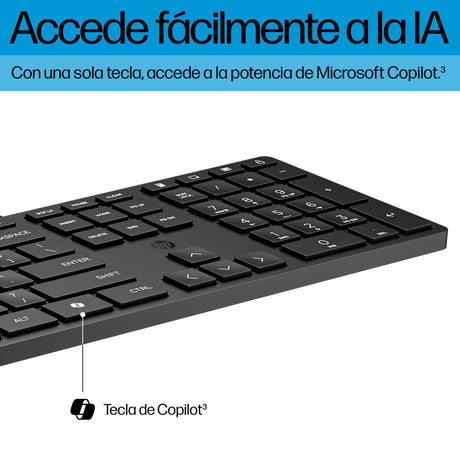 EAN 0194721888334 - HP 320K Wired Keyboard teclado Oficina USB Negro imagen 5