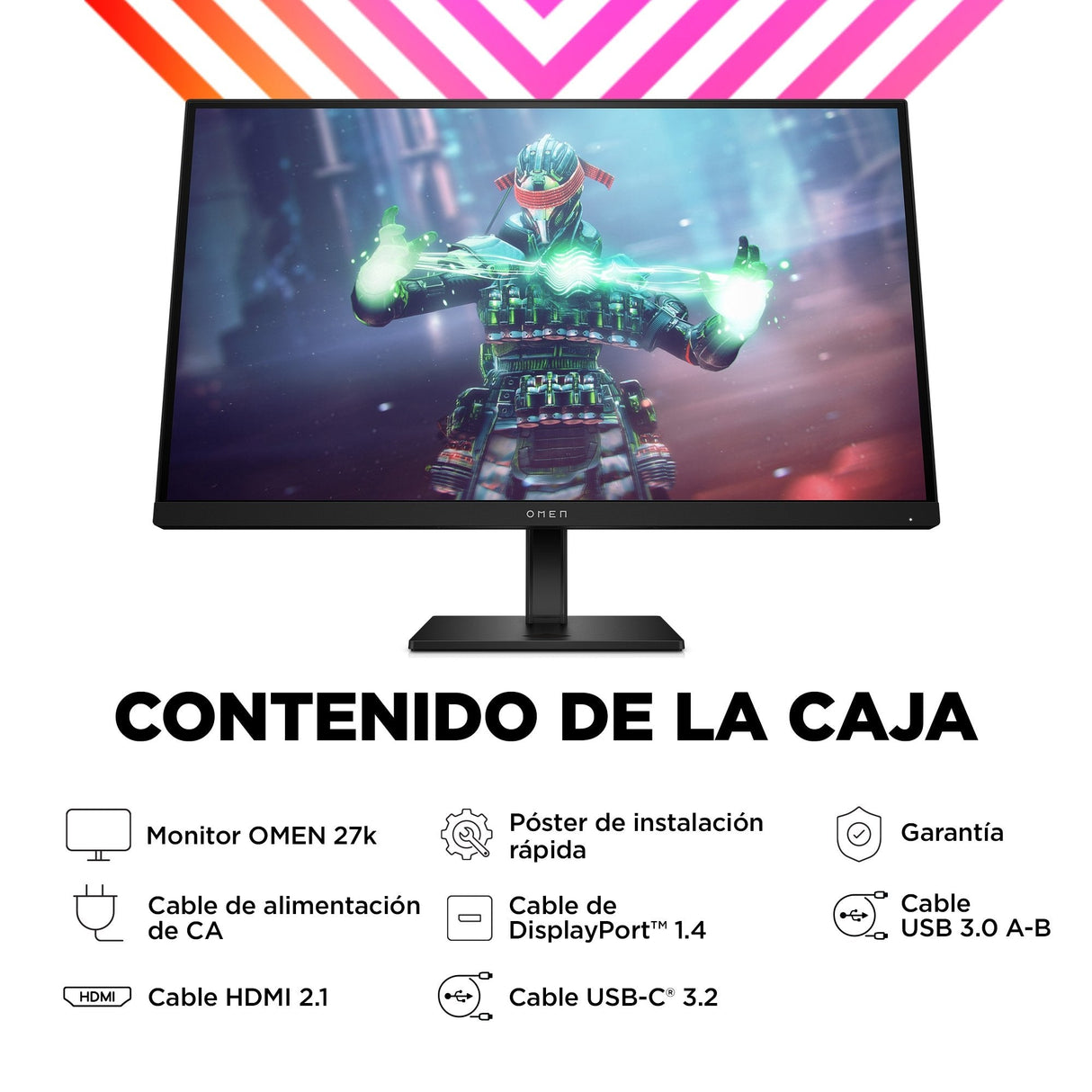 Hp Omen 27k 27" Led Ips Ultrahd 4k 144hz Freesync Premium
