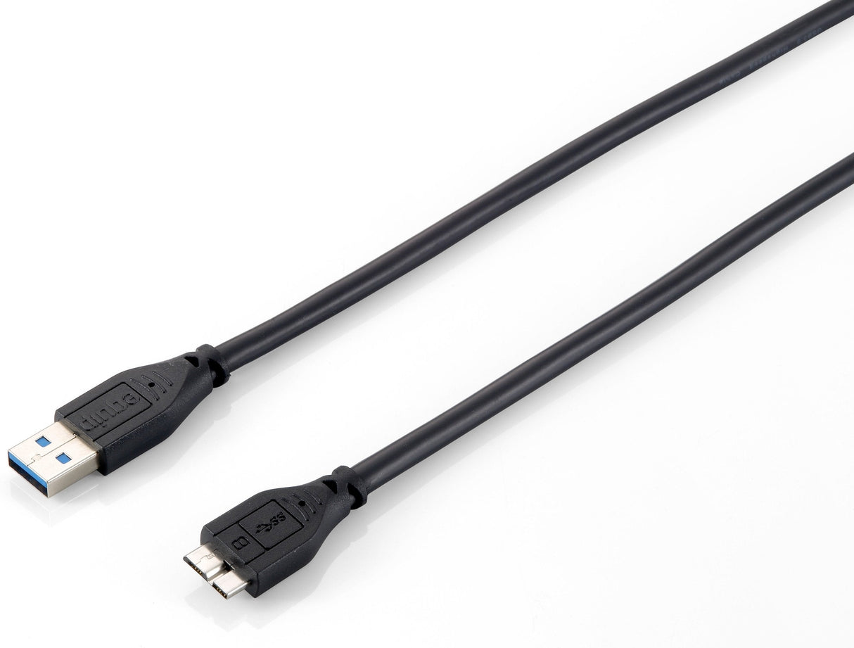 Equip Cable Usb 3.0 A Microusb 128397 Conectores Macho / Macho Triple Blindaje Negro