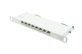 Good Connections Patchpanel 10"Cat. 6a 8-P 0,5he Reinweiss