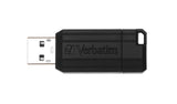 Pendrive Verbatim 2.0 8gb Store'N' Go Pin Stripe Negro
