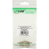 Adaptador De Fibra Óptica Inline Duplex Lc/Lc Mm Funda De Cerámica Con Brida Gris