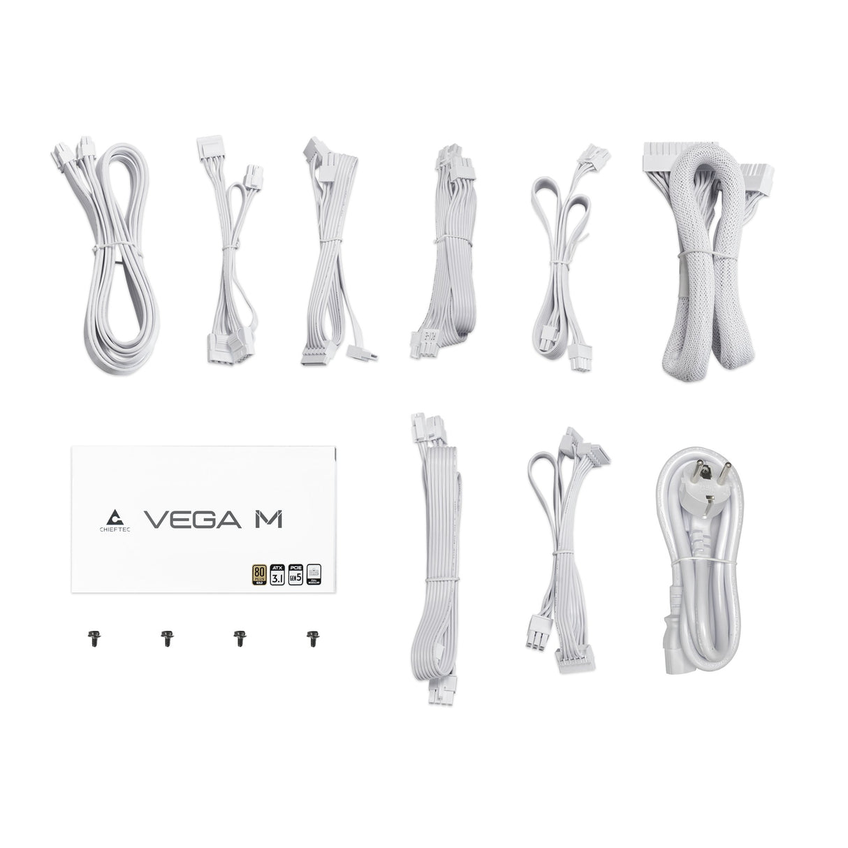 EAN 753263079107 - Chieftec Vega PPG-750-CW unidad de fuente de alimentación 750 W 24-pin ATX ATX Blanco imagen 6