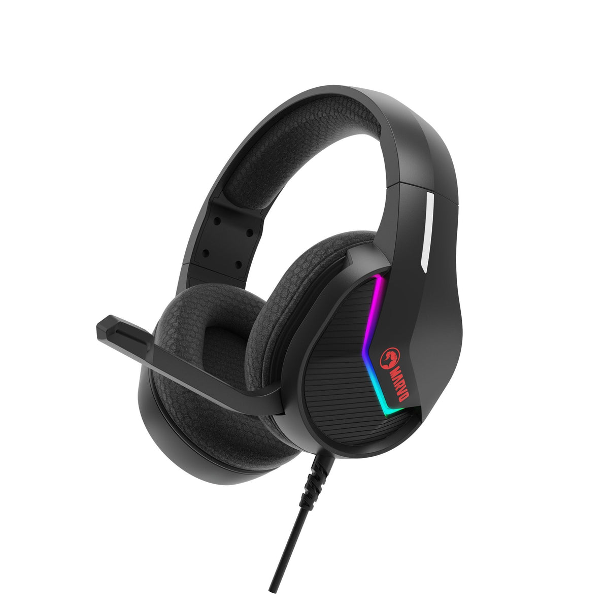 Auriculares Tactic 40 Rgb Micrófono Wired Negro