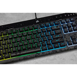 Teclado Gamer Corsair K55 Pro Rgb (Negro)