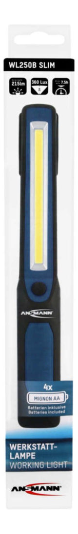 Ansmann Wl250b Negro, Azul Linterna De Mano Cob Led