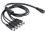 Delock Cable Dc Verteiler 5,5 X 2,1 Mm 1 X Buchse > 5 X Stecker