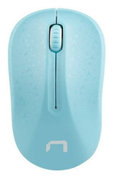 Natec Toucan Azul-Blanco 1600dpi Ratón Inalámbrico Nmy-1651