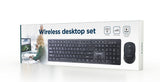 EAN 8716309130202 - Gembird KBS-WCH-04 teclado Ratón incluido Hogar RF inalámbrico Negro imagen 3