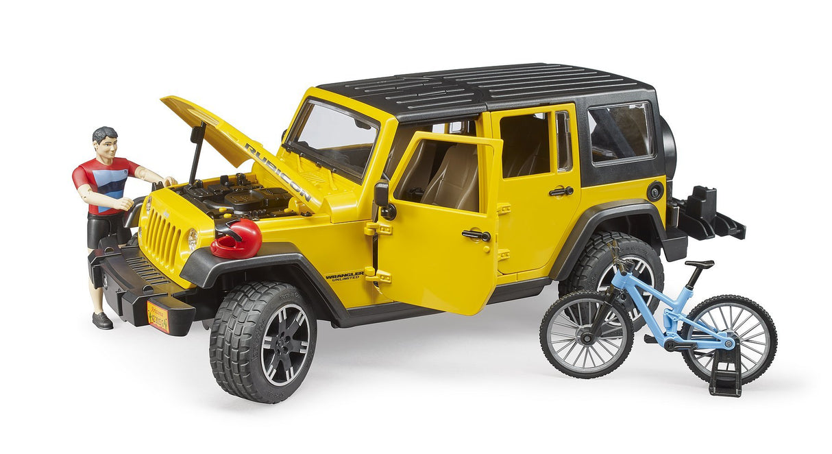 Bruder 02543, Automóvil De Construcción Amarillo/Negro