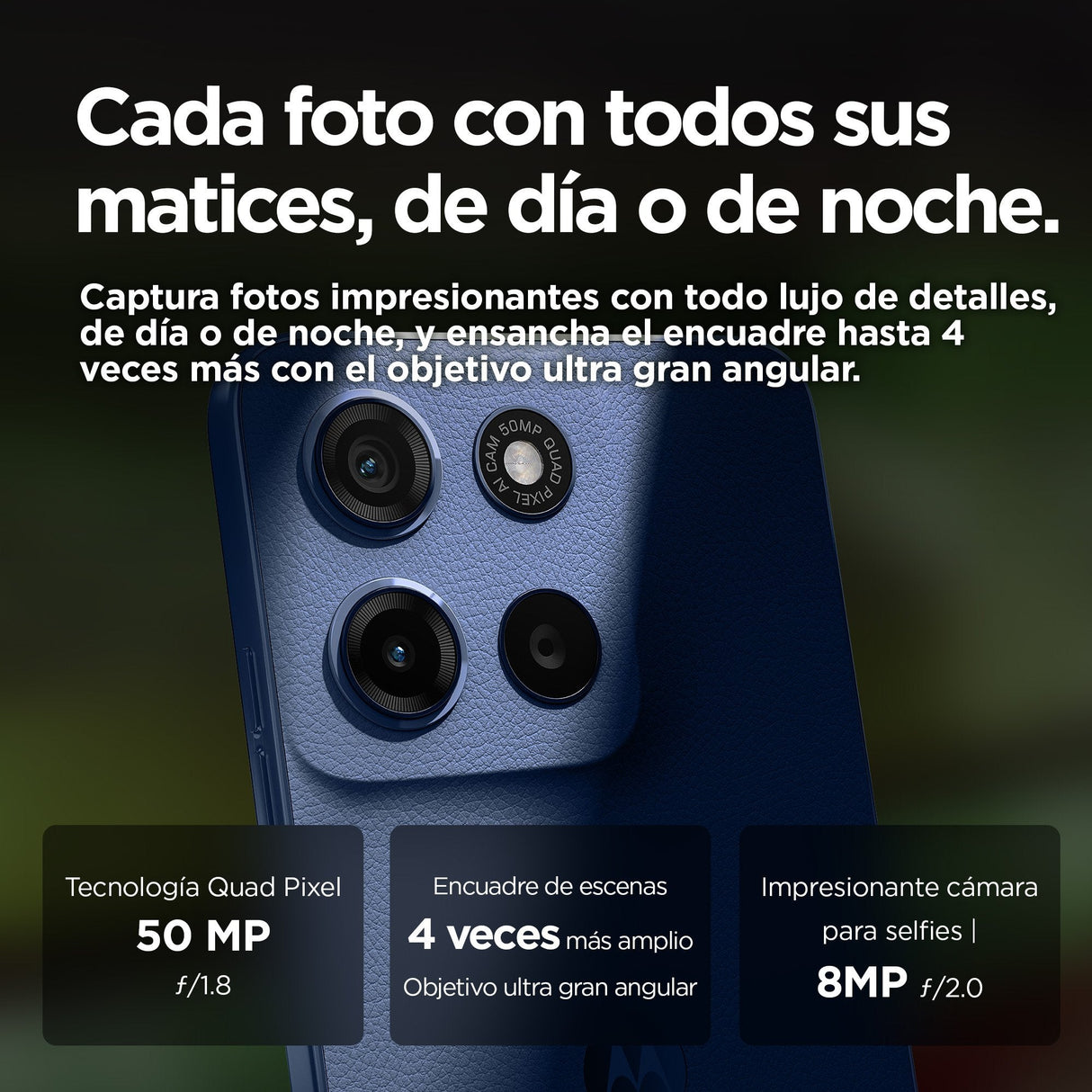 EAN 0840023295799 - Motorola moto g15 17,1 cm (6.72") SIM doble Android 15 4G USB Tipo C 8 GB 128 GB 5200 mAh Marina imagen 7