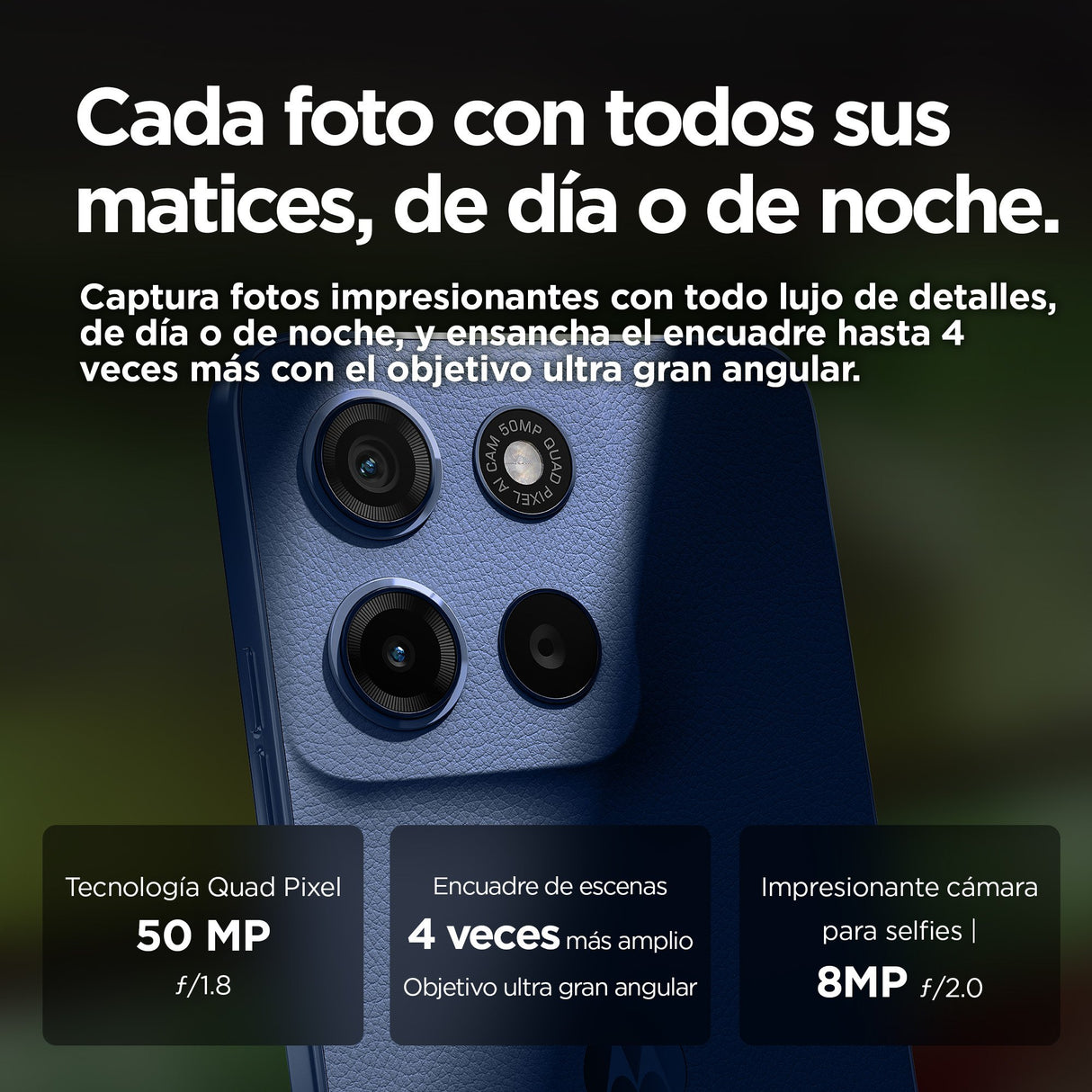 EAN 0840023291197 - Motorola moto g15 17,1 cm (6.72") SIM doble Android 15 4G USB Tipo C 8 GB 256 GB 5200 mAh Marina imagen 14