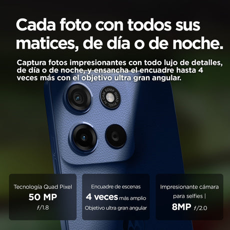 EAN 0840023291197 - Motorola moto g15 17,1 cm (6.72") SIM doble Android 15 4G USB Tipo C 8 GB 256 GB 5200 mAh Marina imagen 14