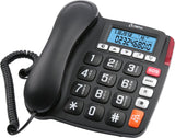 Teléfono Olympia 4520 Analógico Negro, Blanco