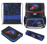 EAN 4008110370934 - Herlitz Loop Plus High Speed juego de mochila escolar Niño Poliéster Azul, Rojo imagen 1